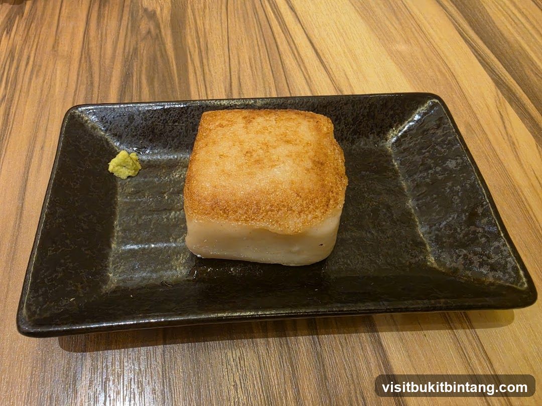 Fried Food Item with Wasabi