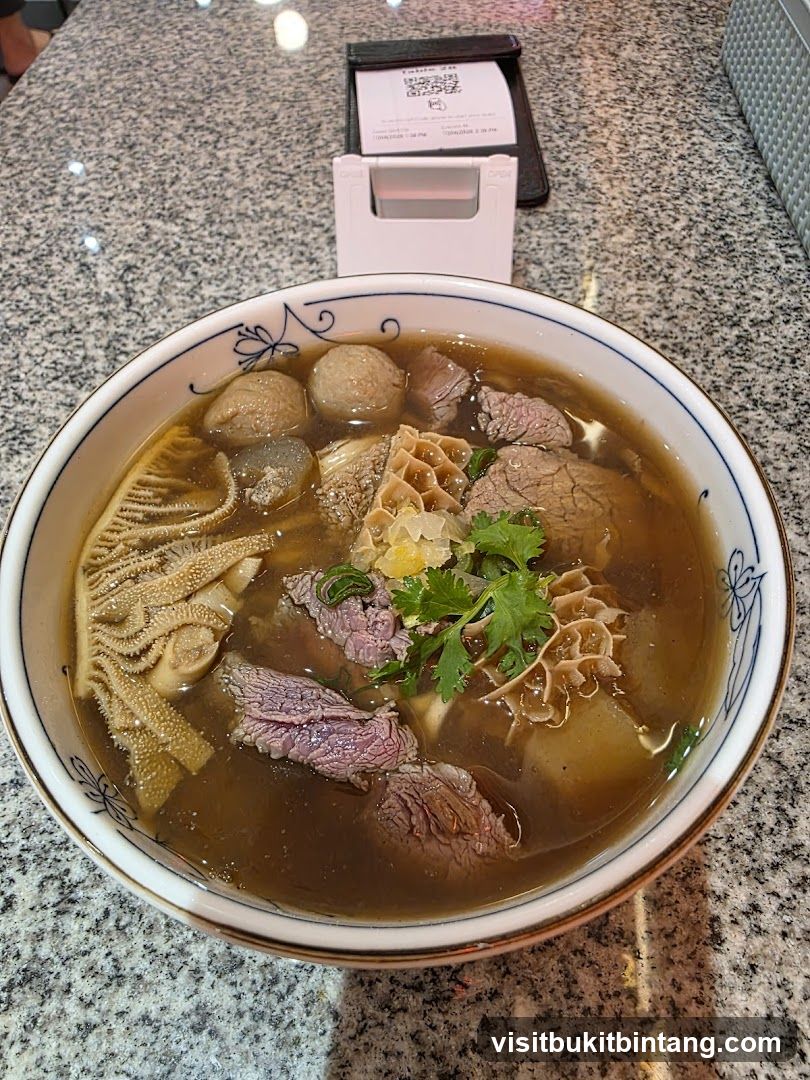 Beef Tripe Noodle Soup