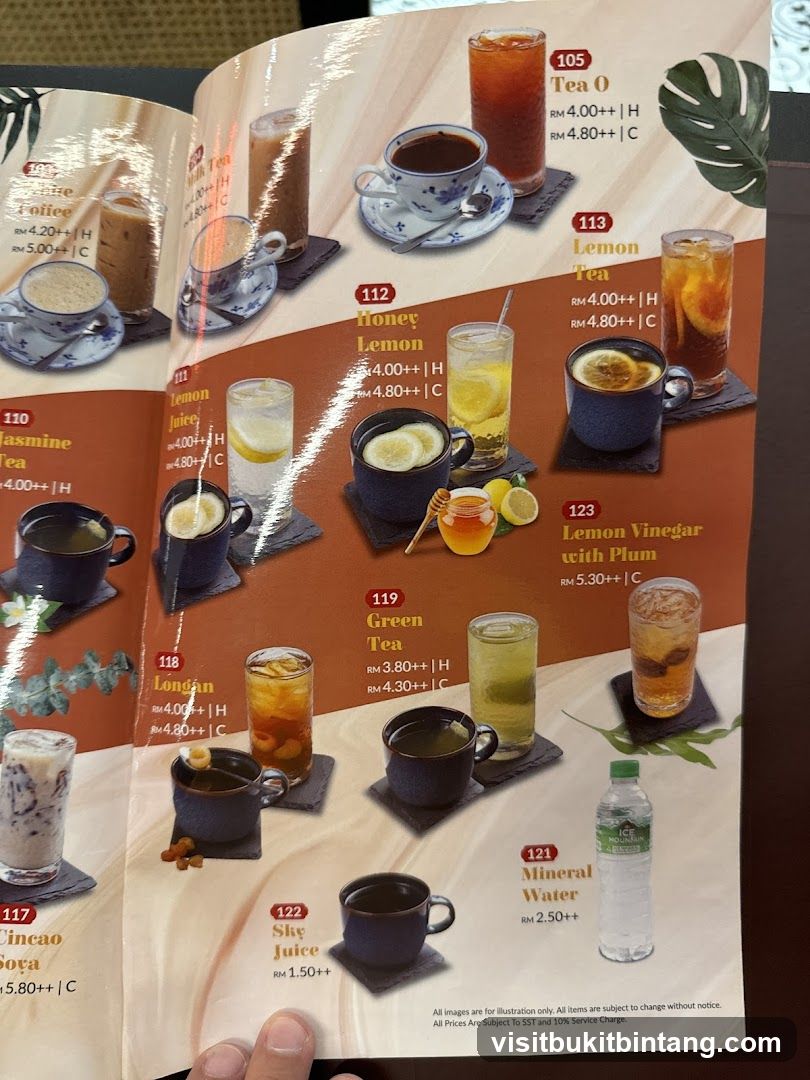 Beverage Menu