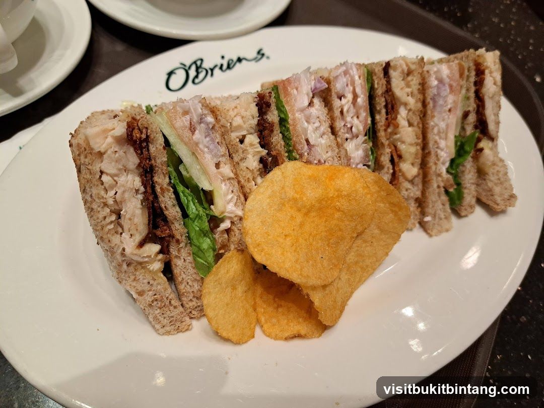 Club Sandwich with Chips