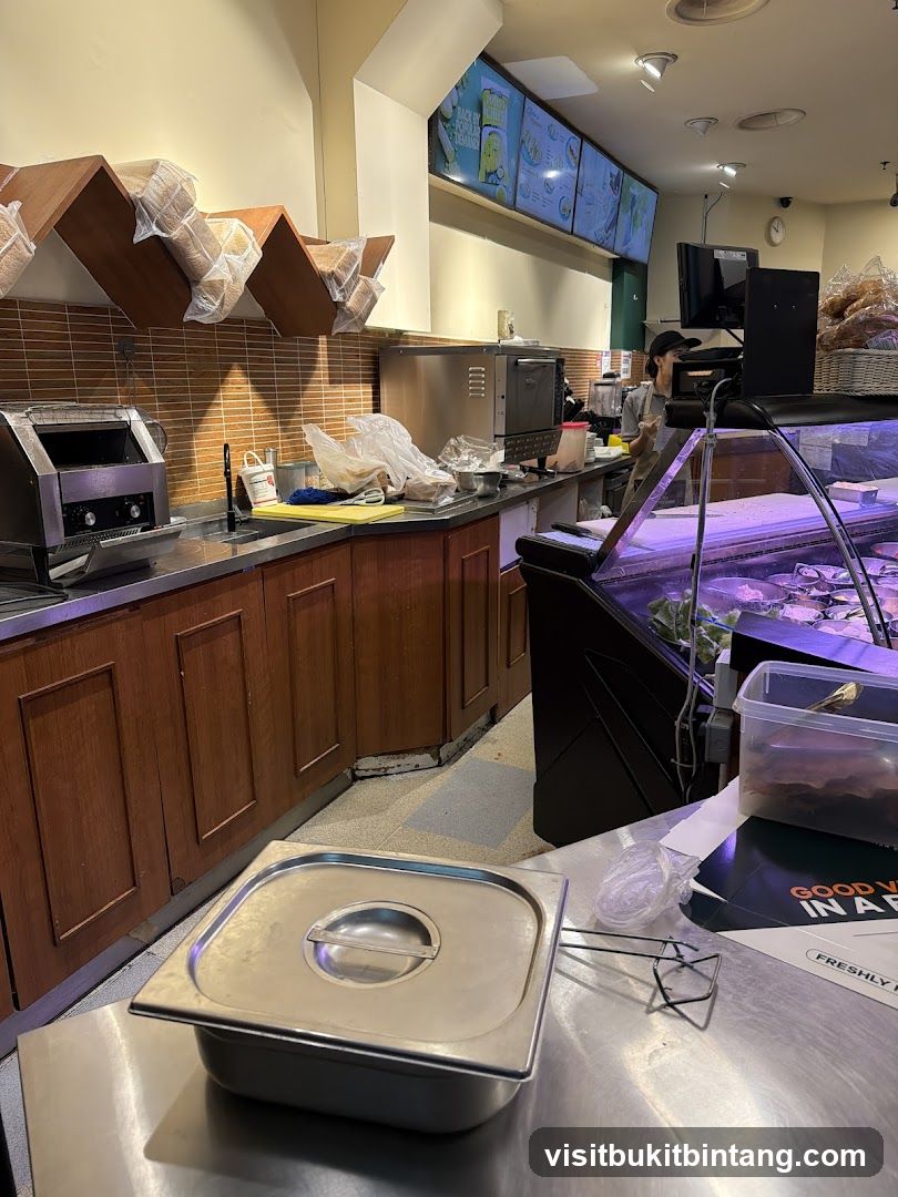 Deli Counter with Food Display