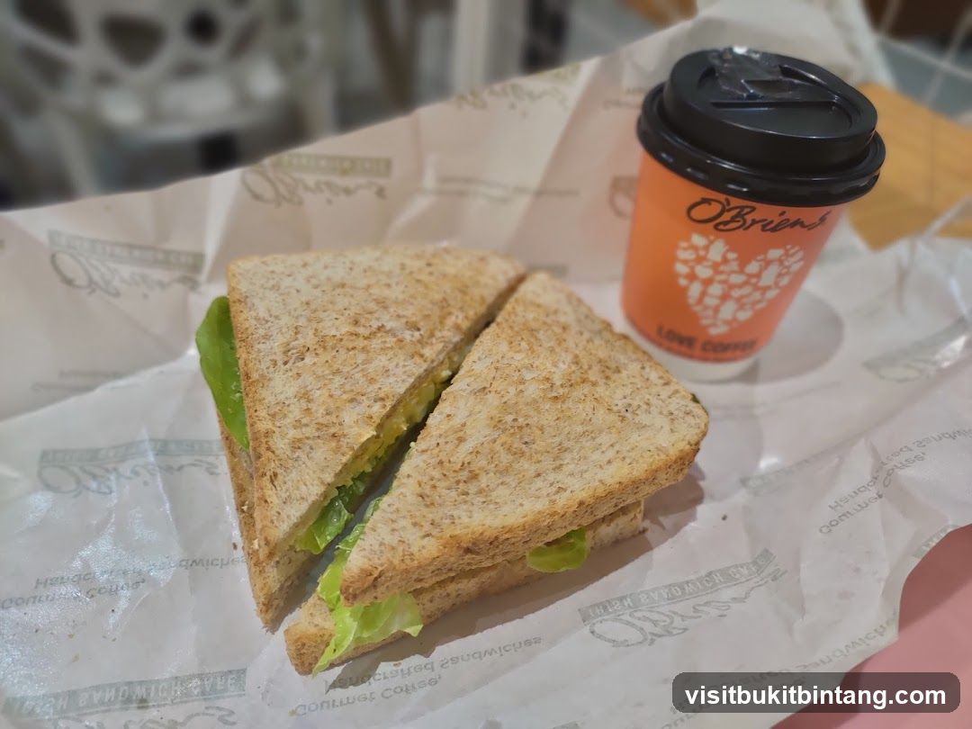Sandwich and Coffee