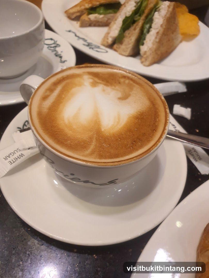 Cappuccino and Sandwiches