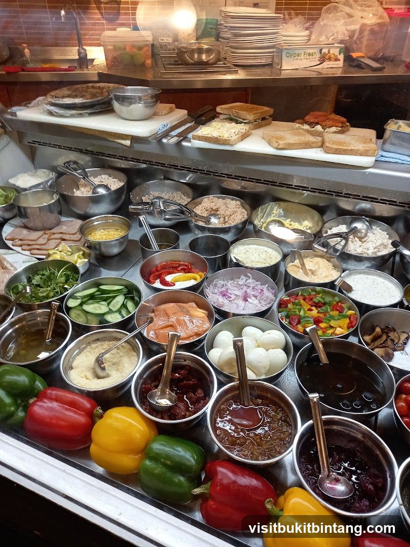 Sandwich Ingredients Display