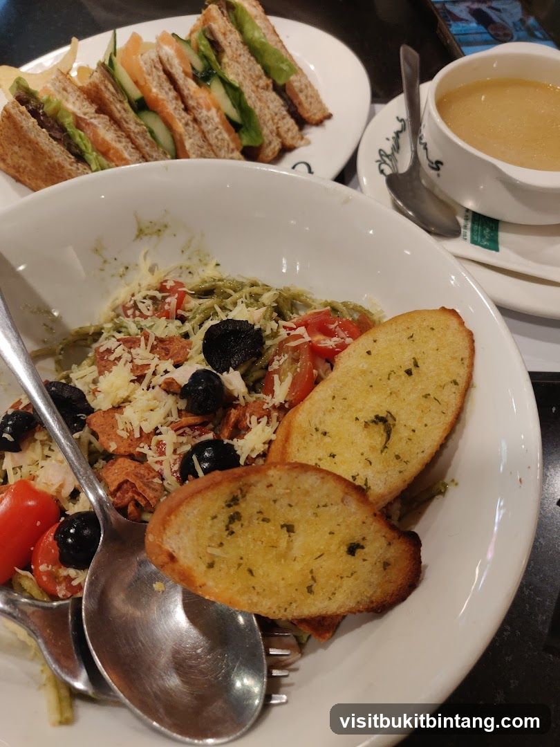 Pasta and Sandwiches