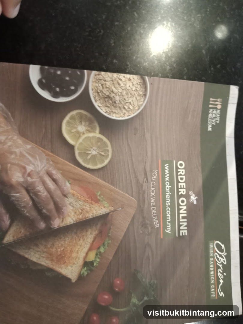O'Brien's Irish Sandwich Cafe Advertisement