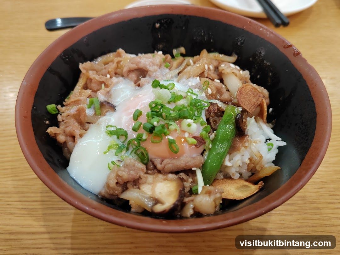 Beef and Egg Rice Bowl