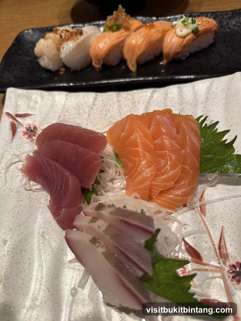 Assorted Sushi and Sashimi