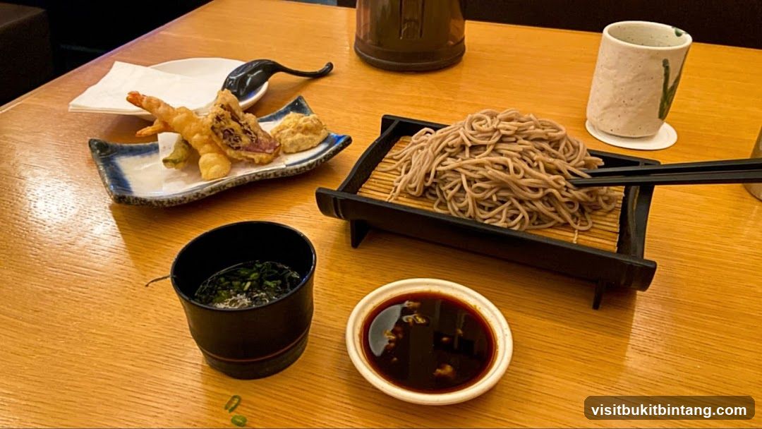 Soba Noodles and Tempura