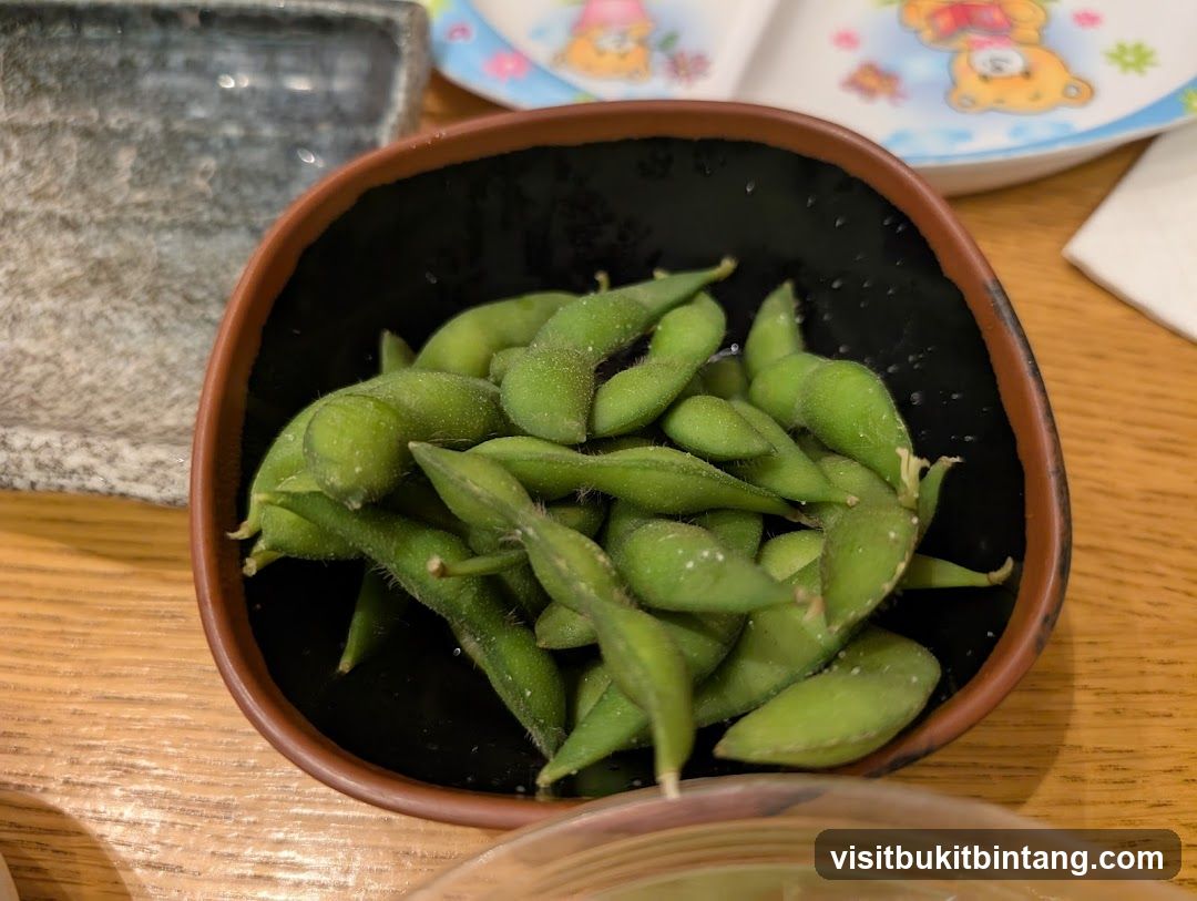 Edamame in a Bowl