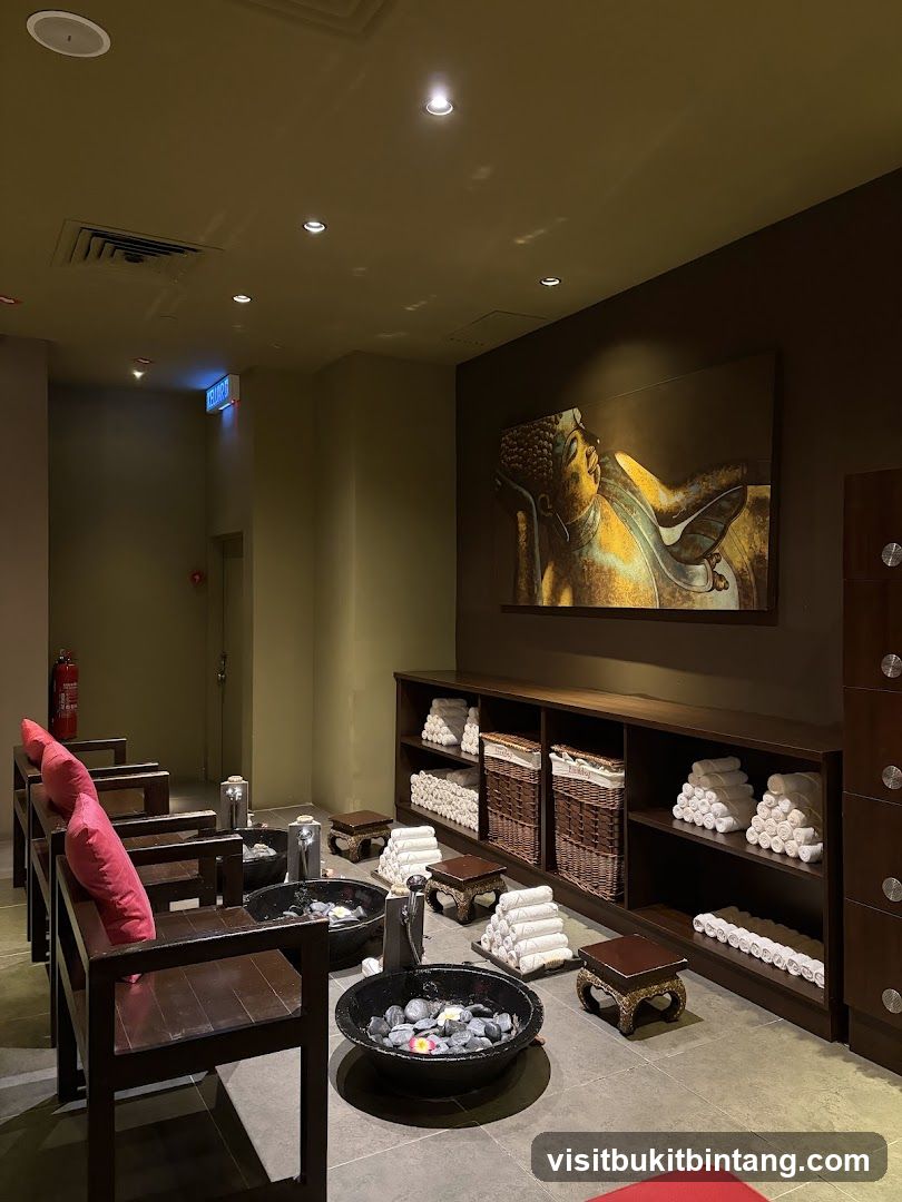 Spa Foot Soak Area