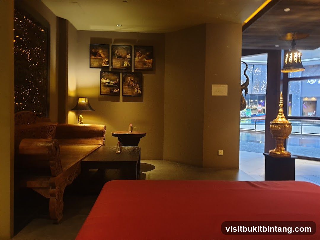 Interior of a spa or relaxation area
