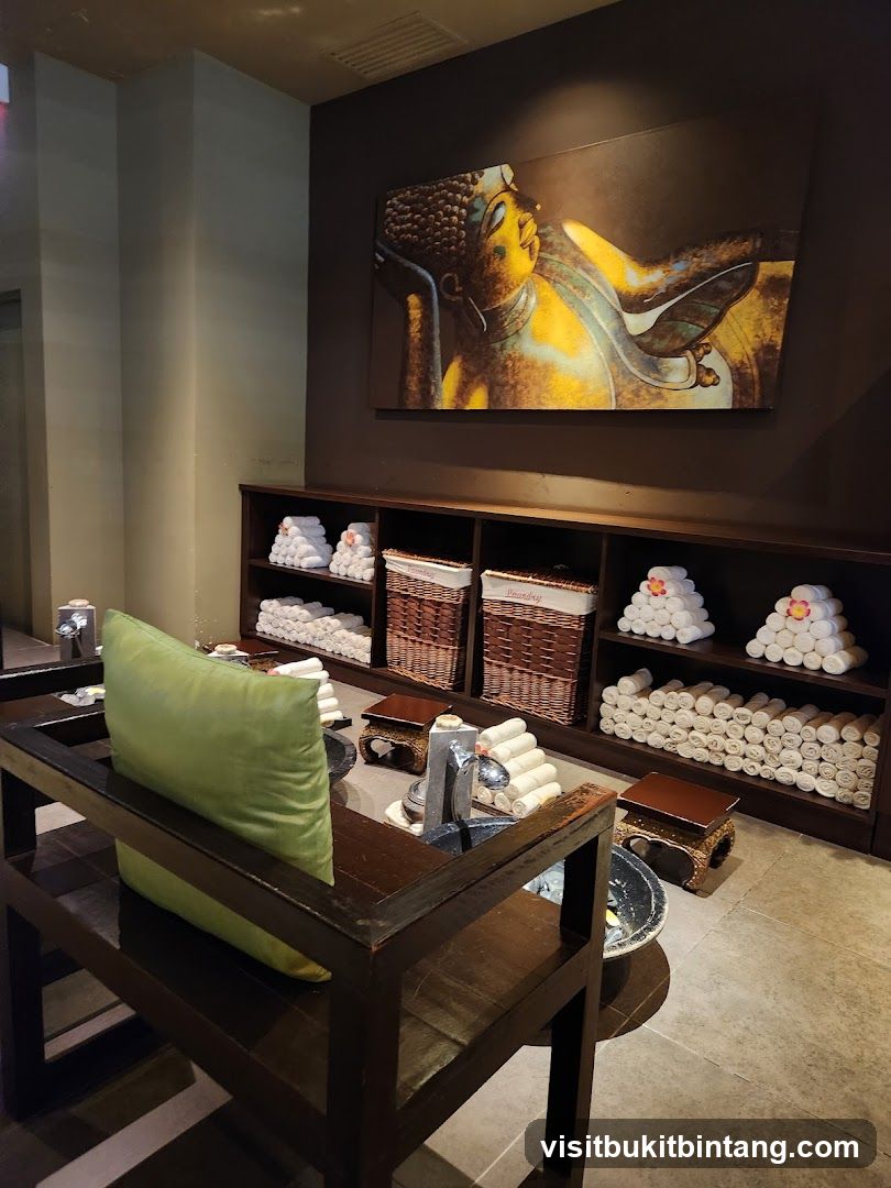 Spa Foot Soak Area