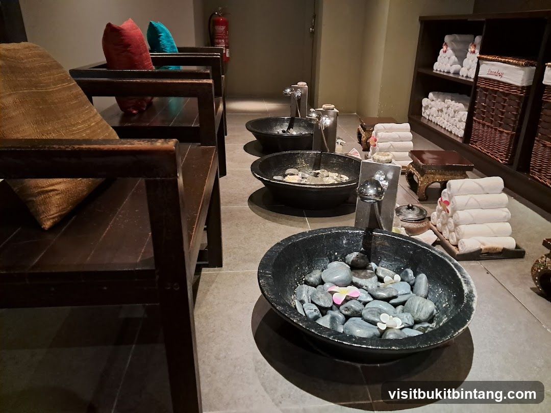 Spa Foot Soak Area