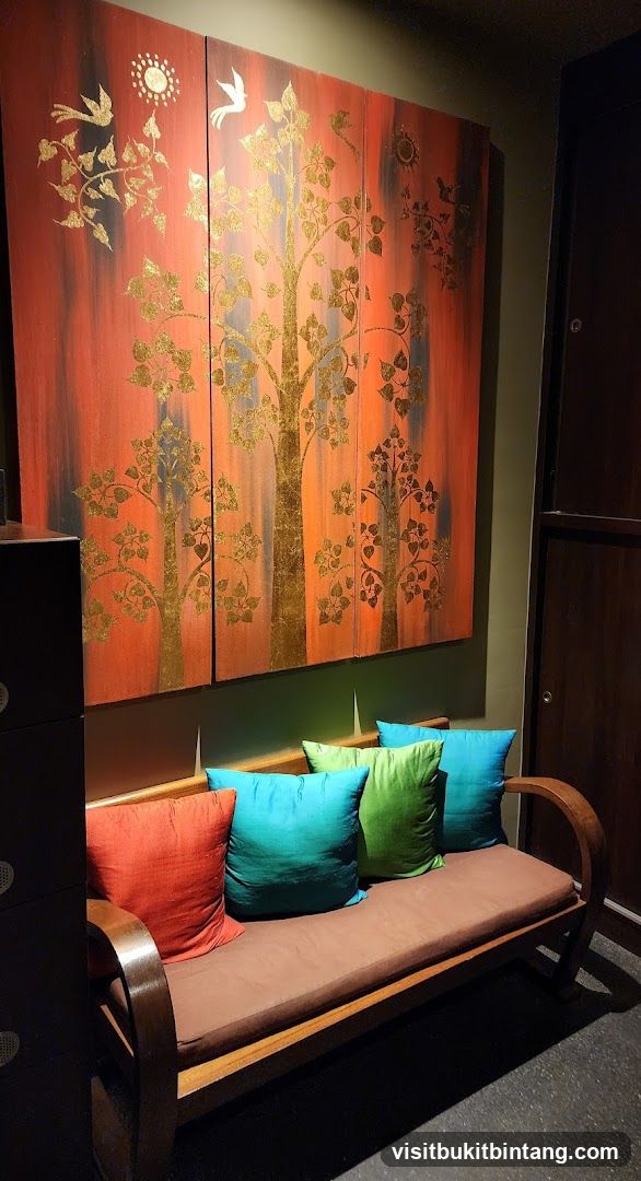 Artwork and Seating Area