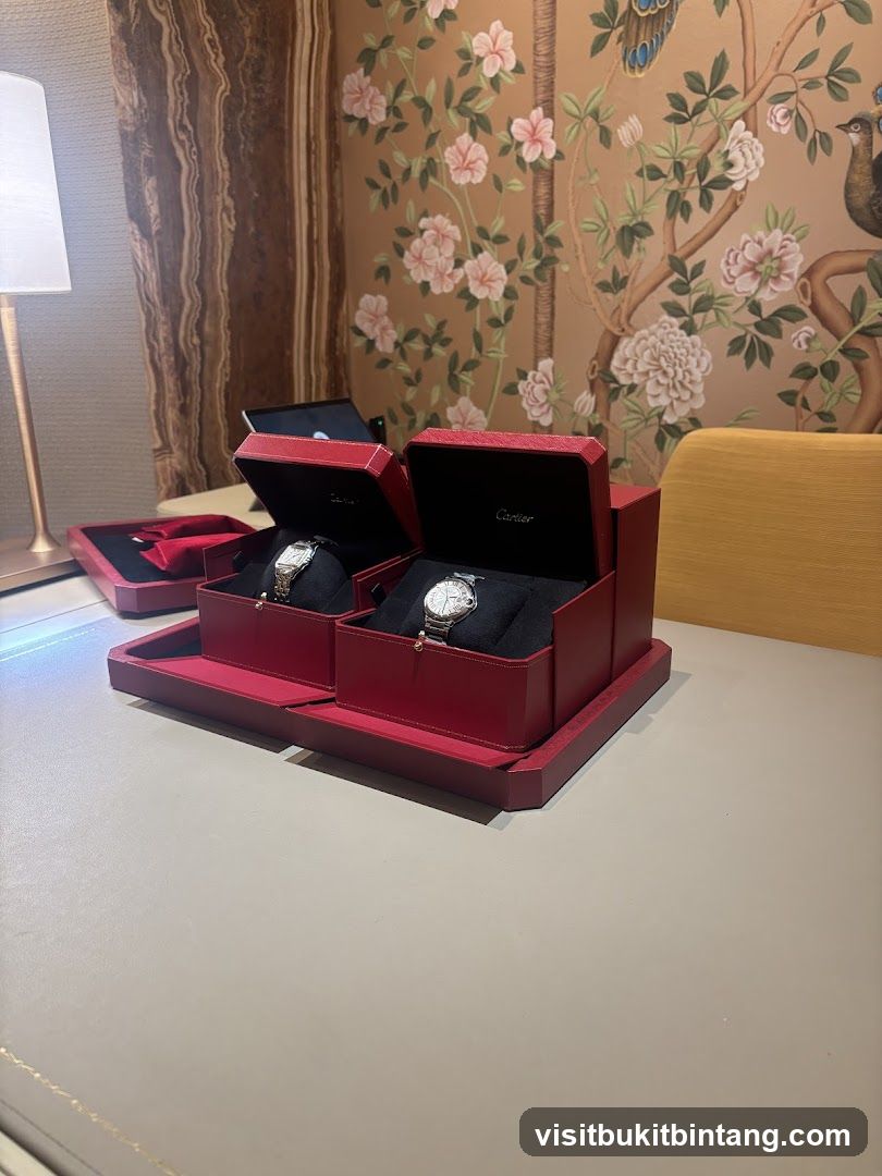 Cartier Watches Display