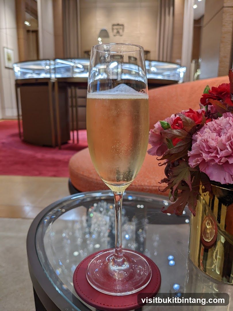 Champagne and Flowers