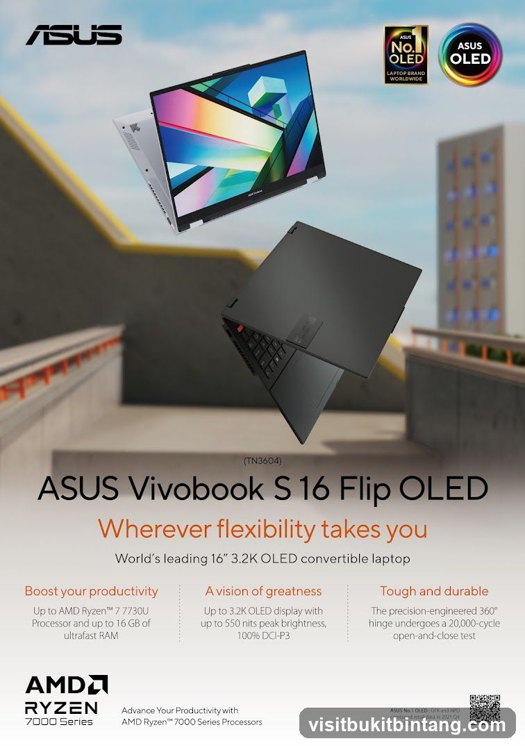 ASUS Vivobook S 16 Flip OLED Advertisement