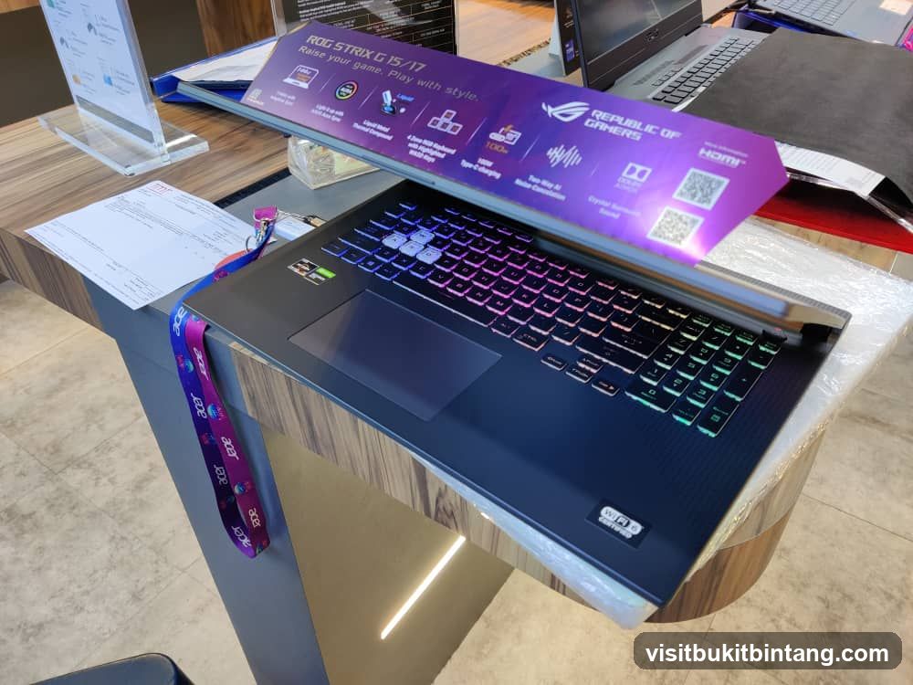 Gaming Laptop Display