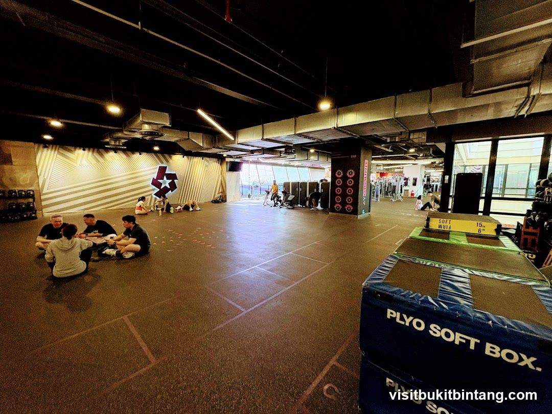 Gym Interior with People