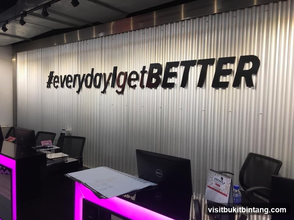 Reception Area with Motivational Signage
