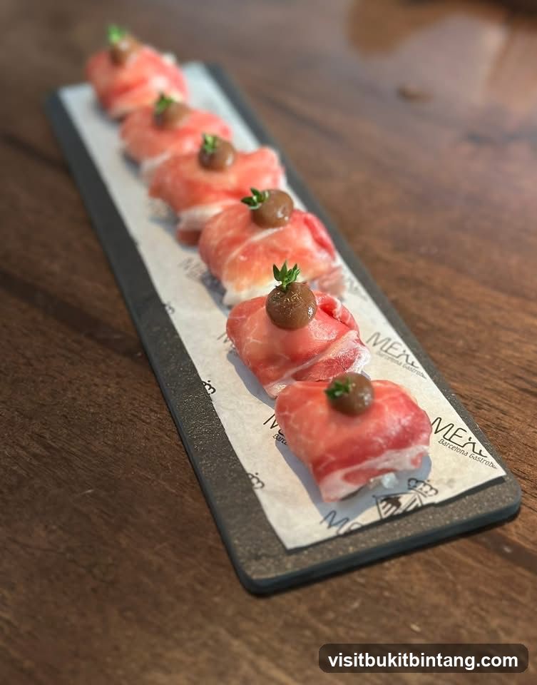 Prosciutto-Wrapped Sushi Bites