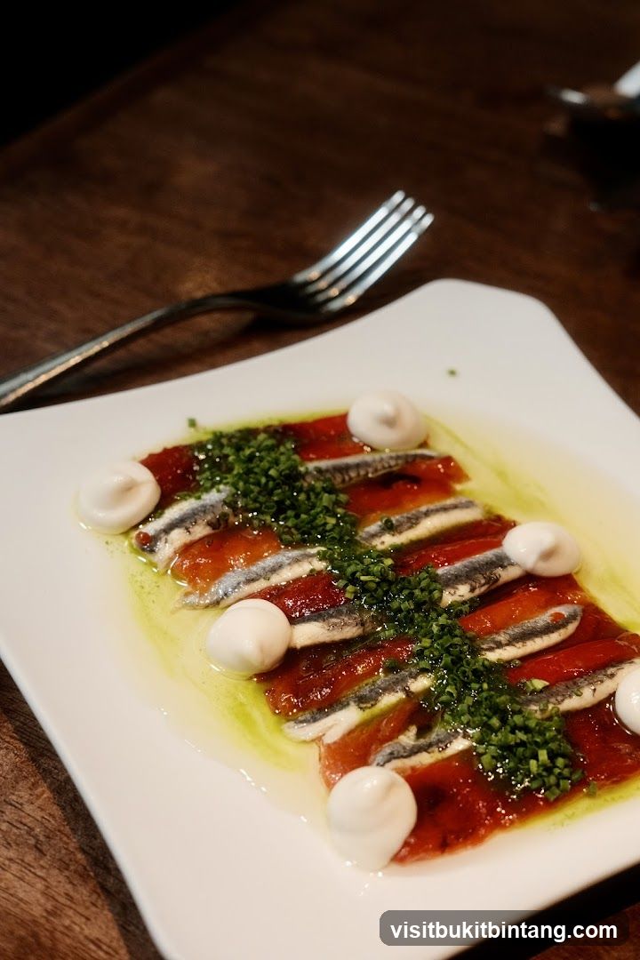 Anchovy and Pepper Appetizer
