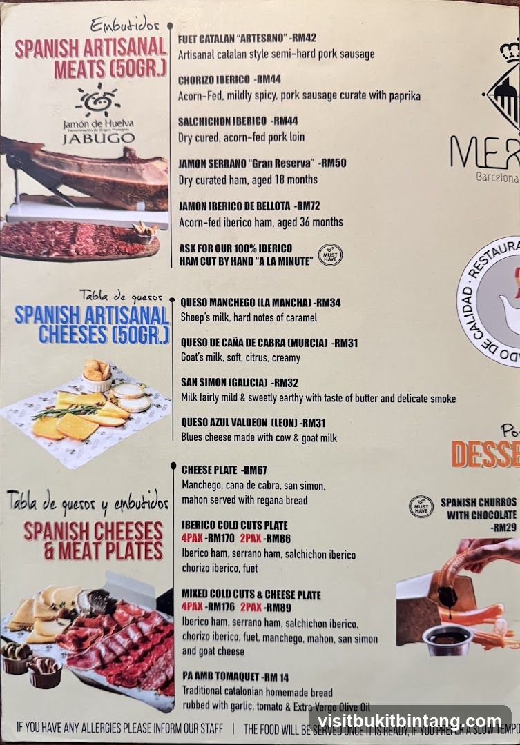 Spanish Meats and Cheeses