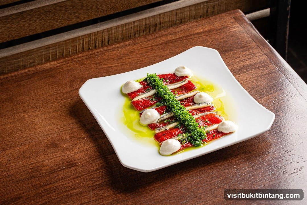 Roasted Red Pepper and Anchovy Appetizer