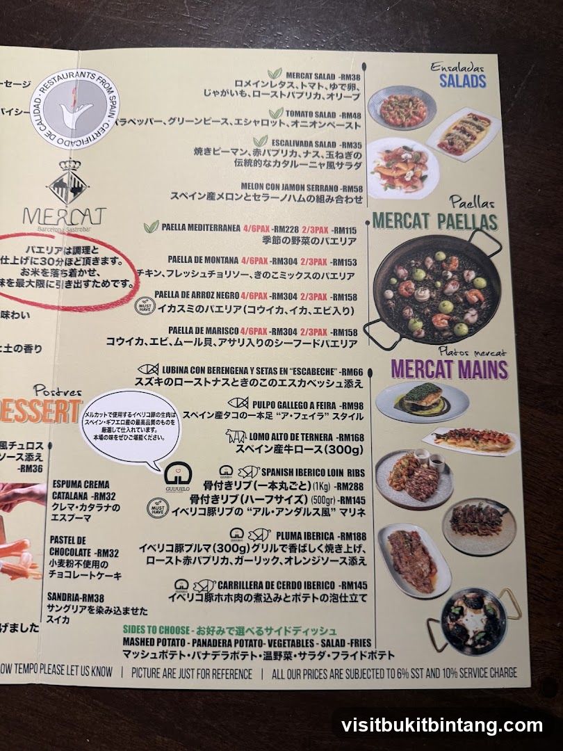 Mercat Menu