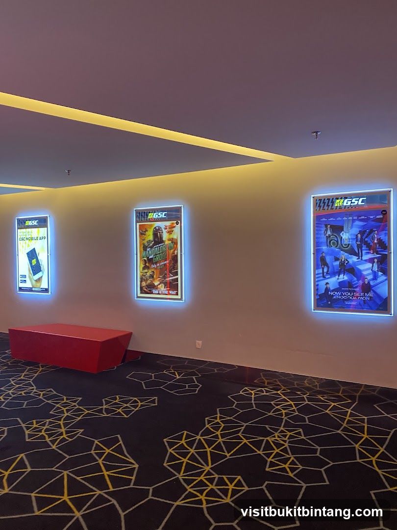Cinema Lobby with Movie Posters