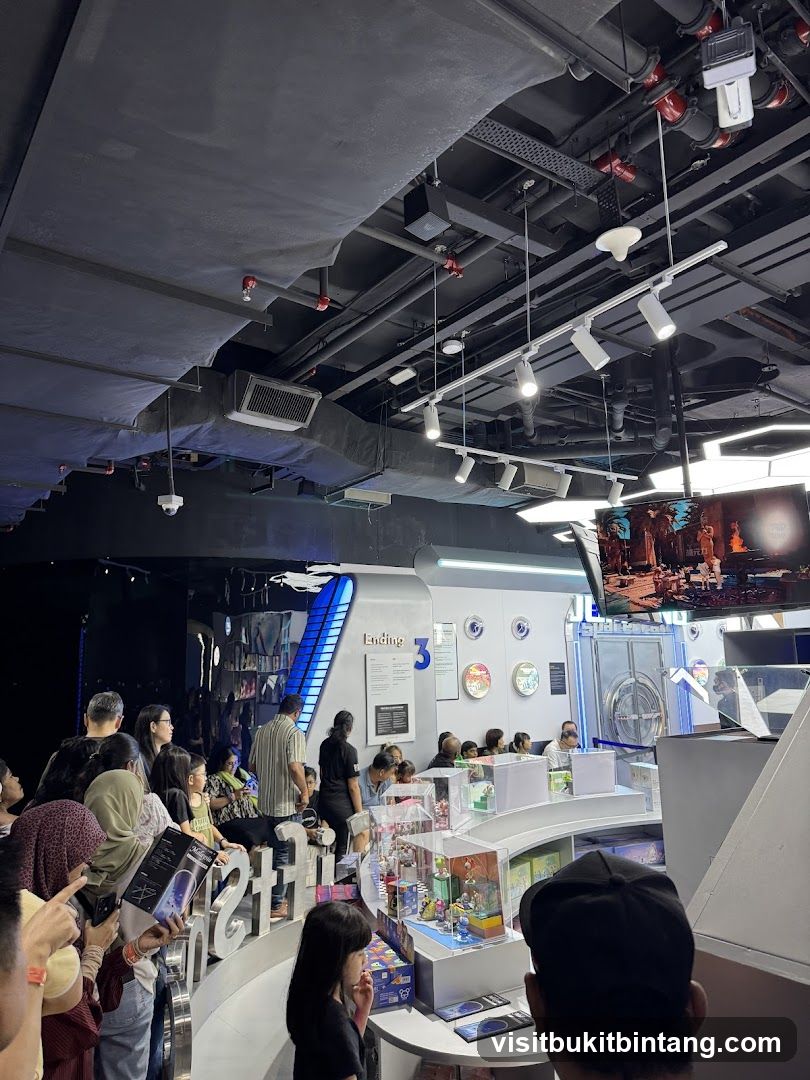 People browsing displays in a store