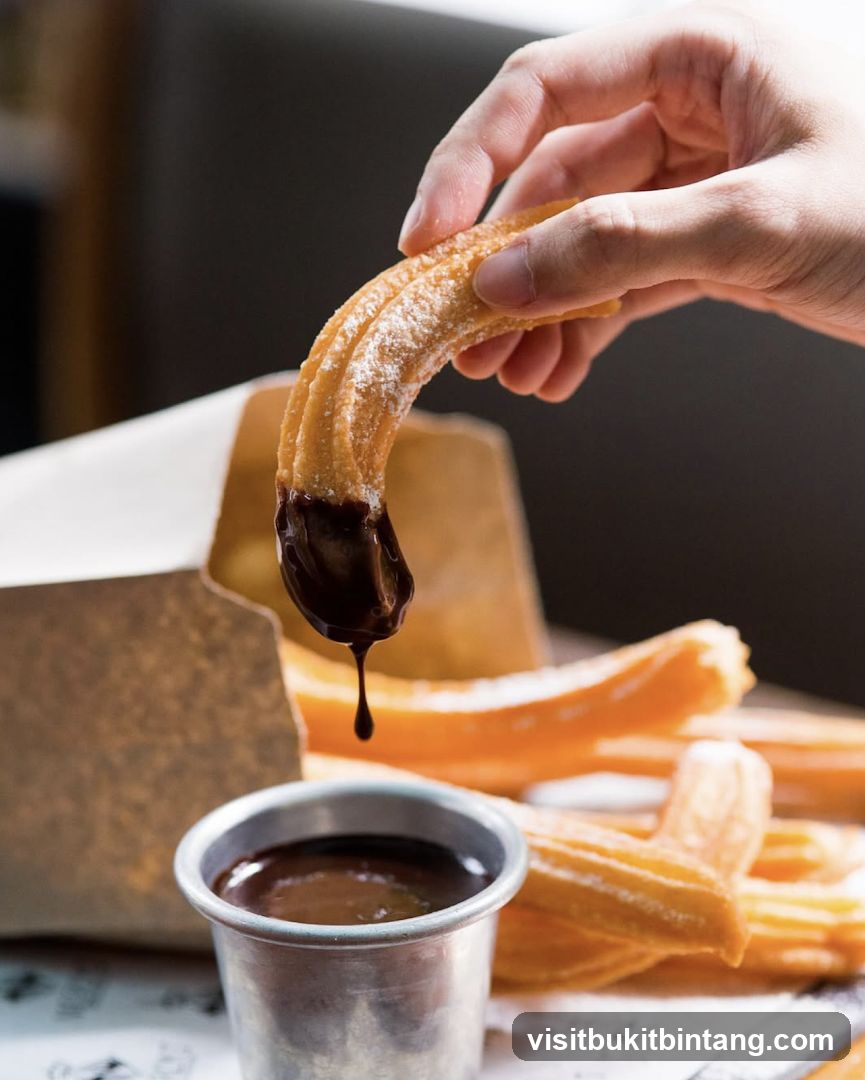 Churros with Chocolate Dip