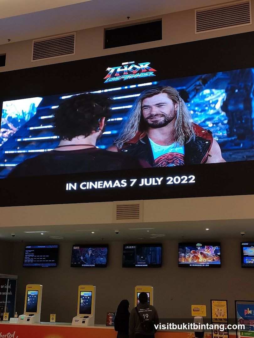 Cinema Lobby with Movie Posters