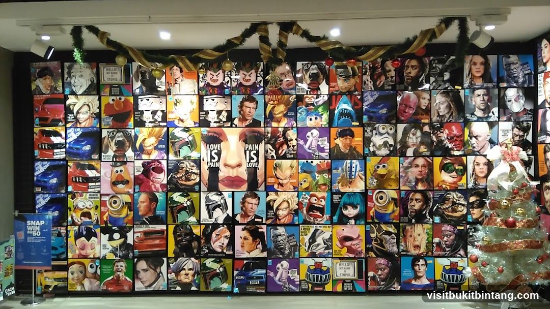 Pop Culture Art Display