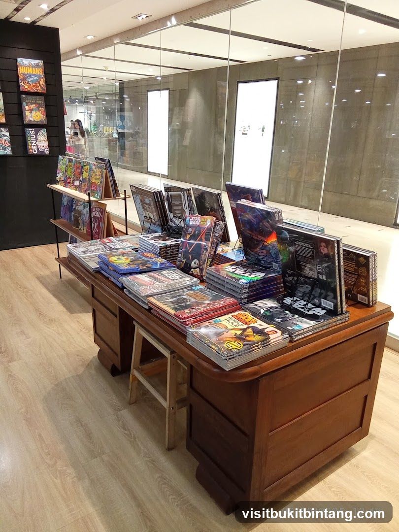 Comics and Graphic Novels Display