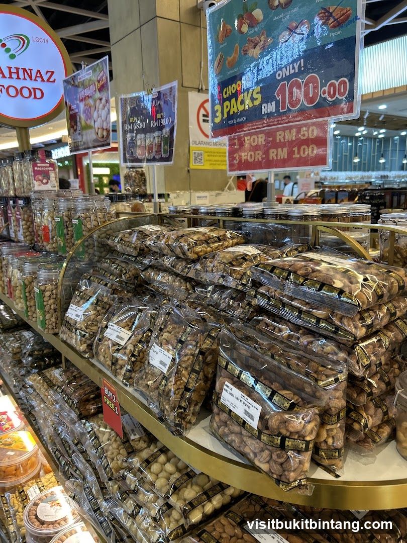 Nuts and Dried Fruits Display