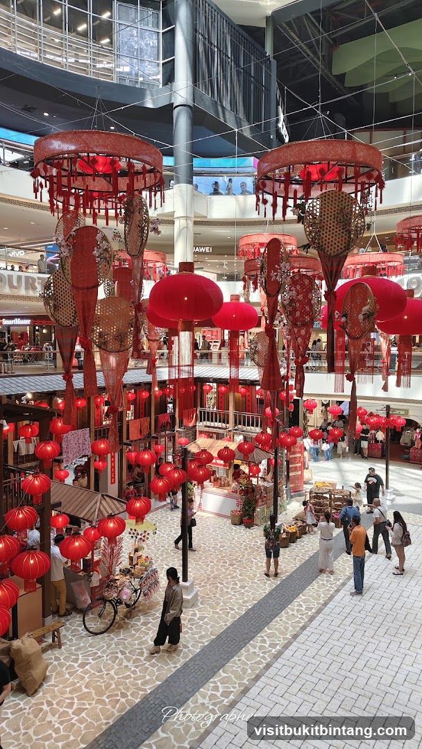 Mall Interior Decorated for Lunar New Year