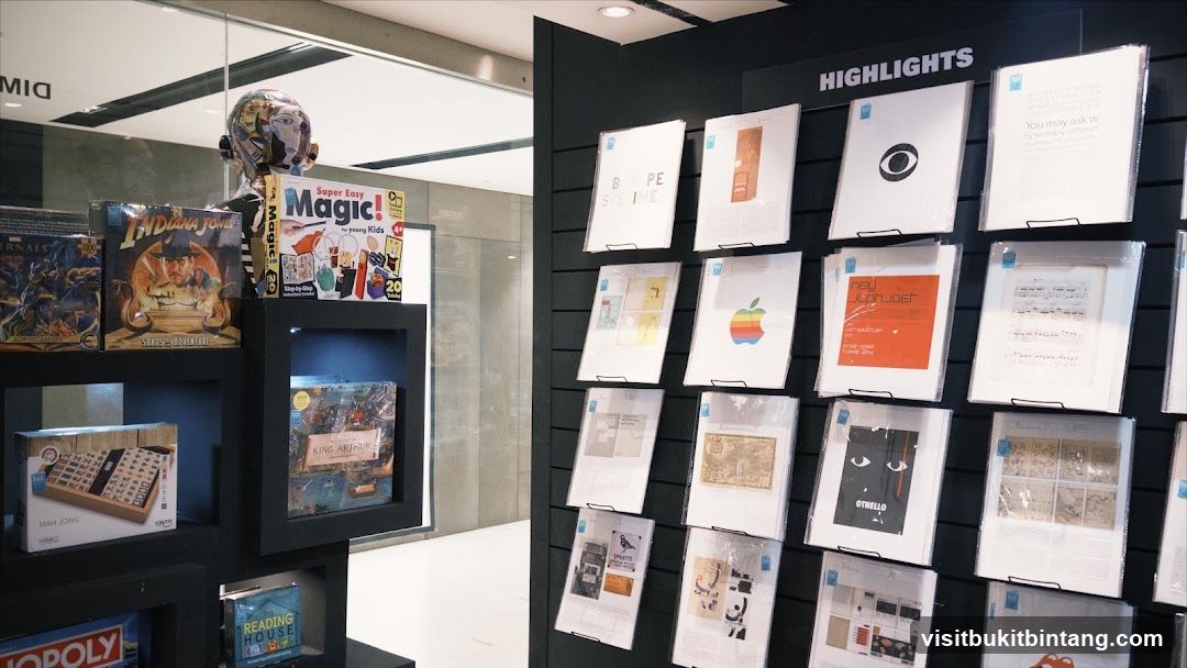 Display of Games and Art Prints