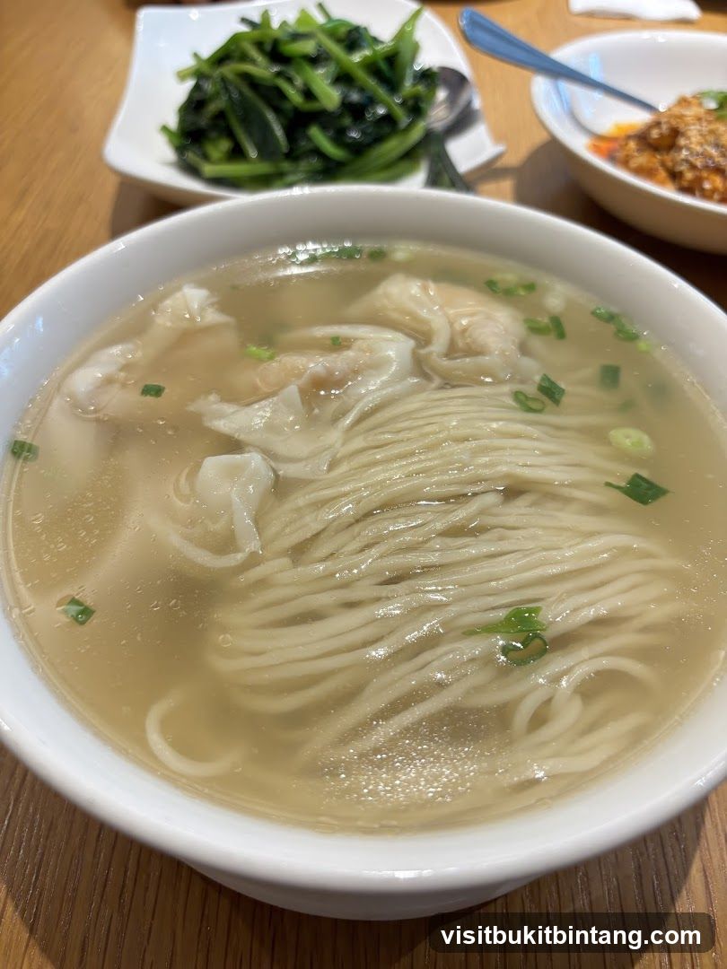 Wonton Noodle Soup