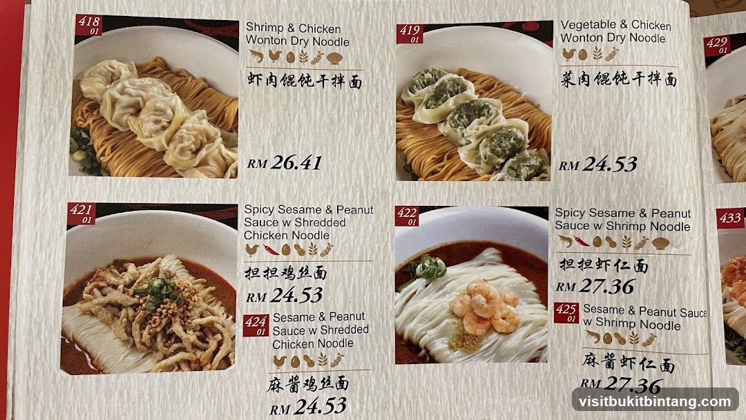 Menu Items