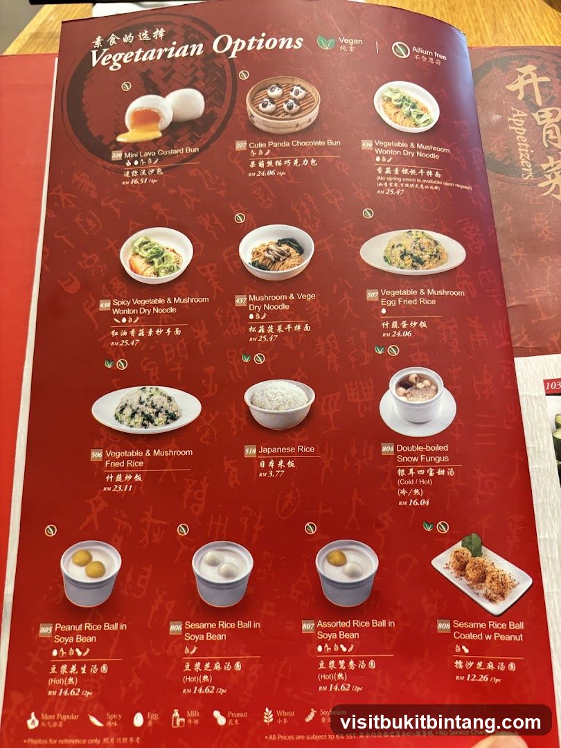 Vegetarian Options