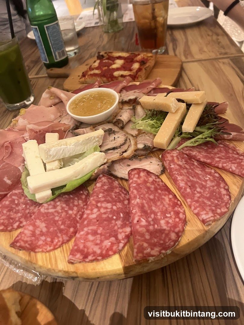Charcuterie Board with Drinks