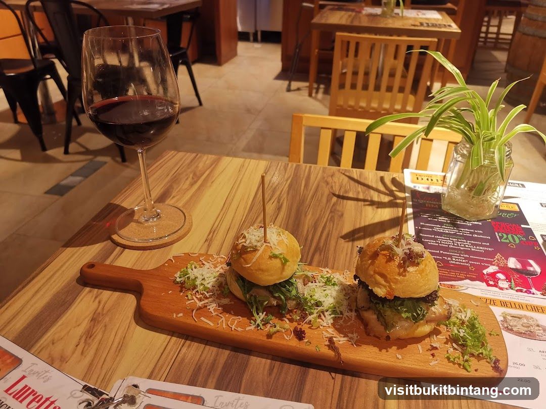 Sliders and Wine