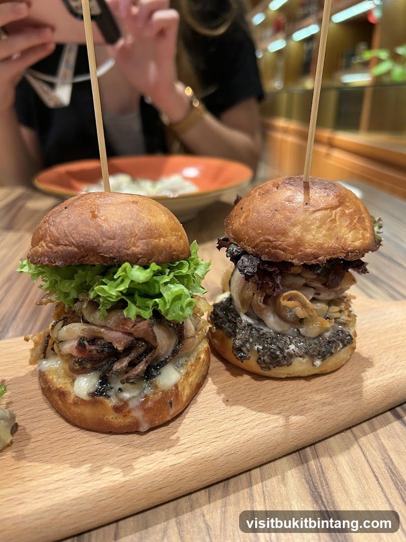 Two Mini Burgers