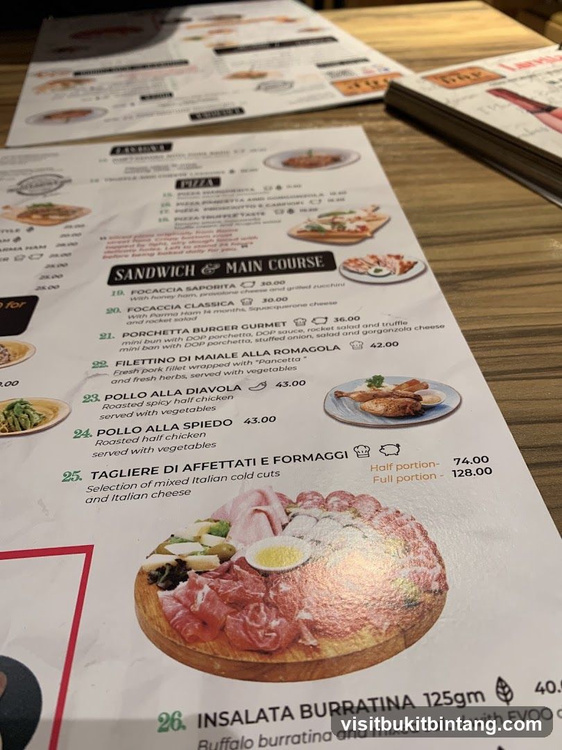 Sandwich & Main Course