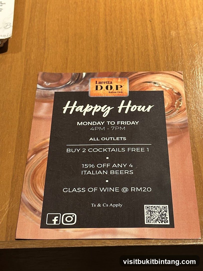 Happy Hour Promotion