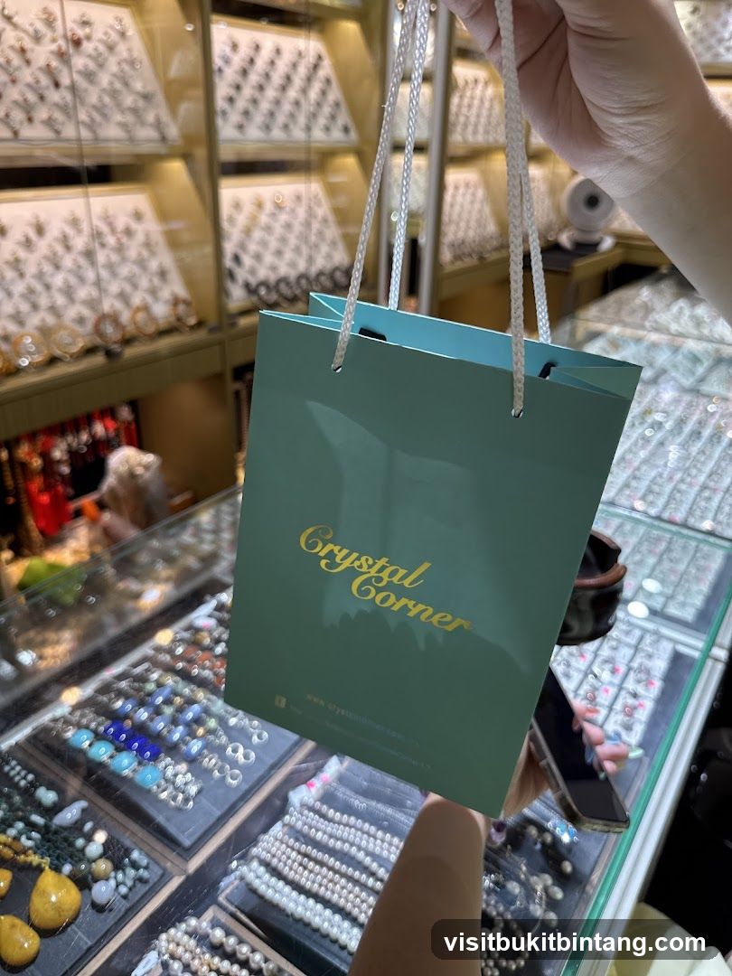 Crystal Corner Shopping Bag