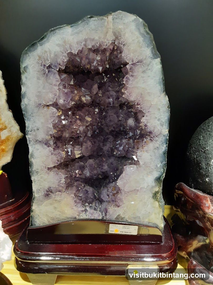 Amethyst Geode Display
