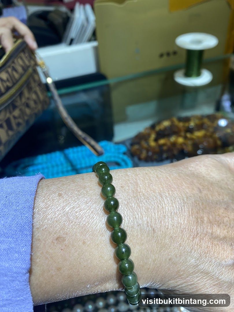Bracelet on wrist